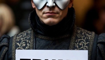 特朗普发图：歌剧魅影手持“TRUMP 2028”标牌