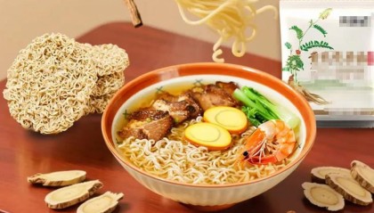 抄养生水作业，方便面也改打养生牌了