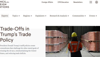 【世界说】美智库：“左手振兴制造业，右手扼住供应链”美关税政策陷入自相矛盾