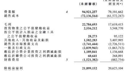 华润置地上半年营收949.2亿元，开发业务拖累核心净利下降