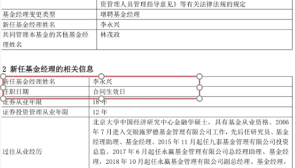 新基金发行前一天“精准”增聘，李永兴现身苏新基金第一只主动权益产品