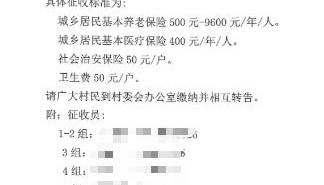 湖北孝感一乡镇每户要收50元“社会治安保险费”?当地回应