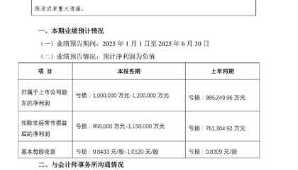 销售额 691 亿，预亏超百亿，万科发布上半年业绩预告