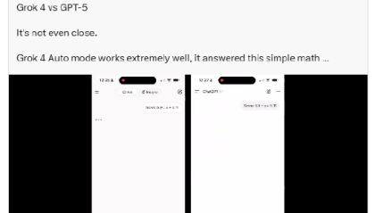 网友用Grok 4拉踩GPT-5，马斯克转发