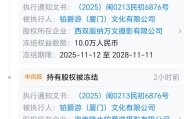铂爵旅拍旗下公司被冻结110万股权，此前已被执行1.75亿元