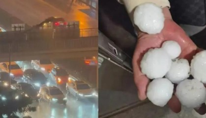 为躲冰雹把车停桥下致严重拥堵，违法吗？律师解读