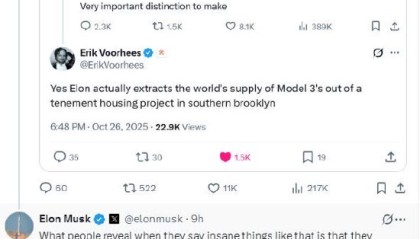 马斯克回应“亿万富翁不创造财富”