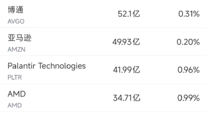 12月31日美股成交额前20：台积电2纳米芯片开始量产